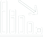 Icona grafico in calo
